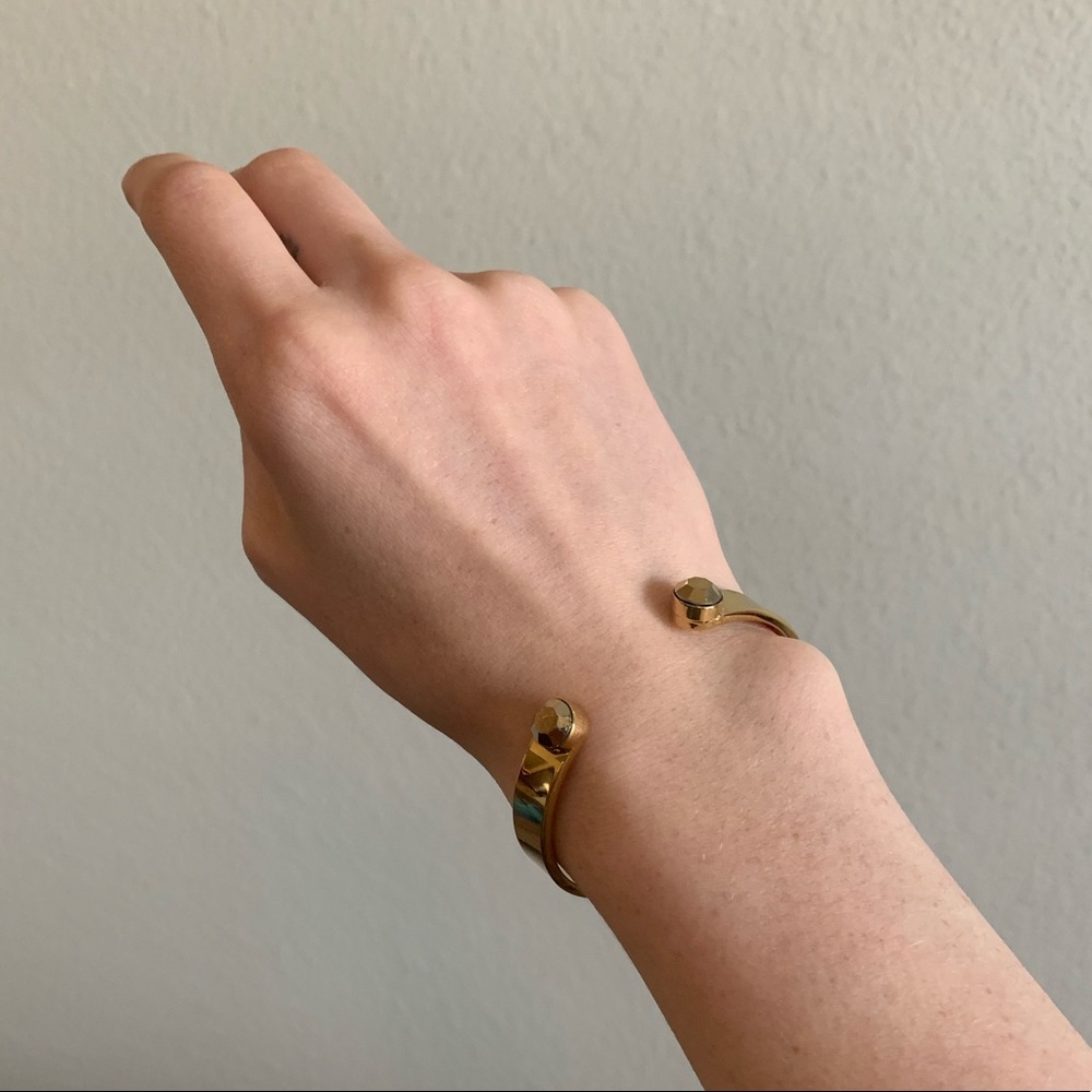 Kate Spade gold stone bangle